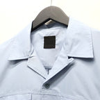 TECH MULTI TOOL POCKET SHIRT S/S SOLID #ICEBLUE [BE-86026]