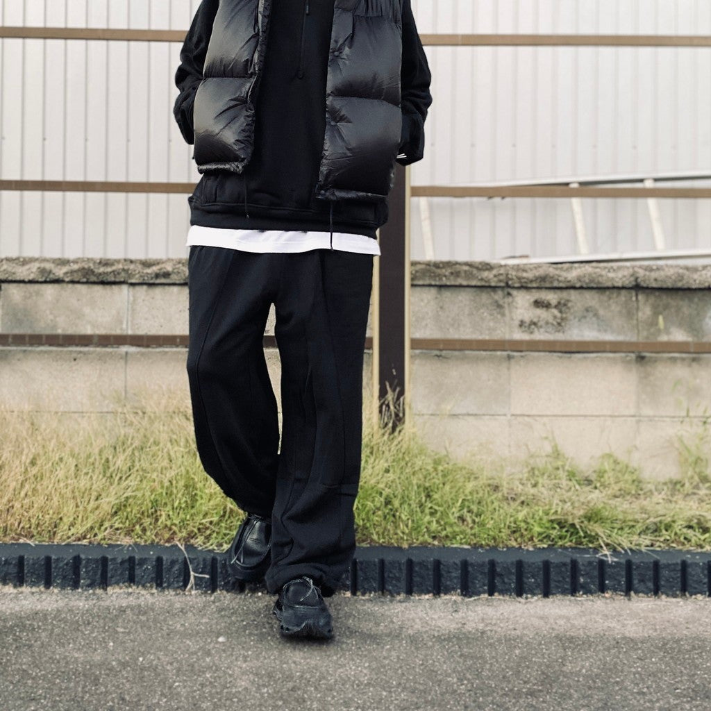 1/2 COTTON PANTS type 2 #Carbon [25f_NEX24-P04] - cocorozashi 三重