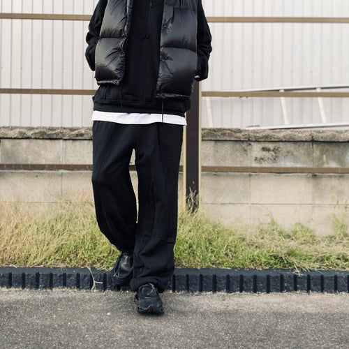 1/2 COTTON PANTS type 2 #Carbon [25f_NEX24-P04]