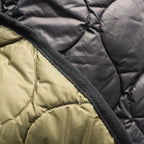 MILITARY SNAP BUTTON DOWN SKIRT（SOFT SHELL） #BLACK [TAION-W150LSSKML-1]