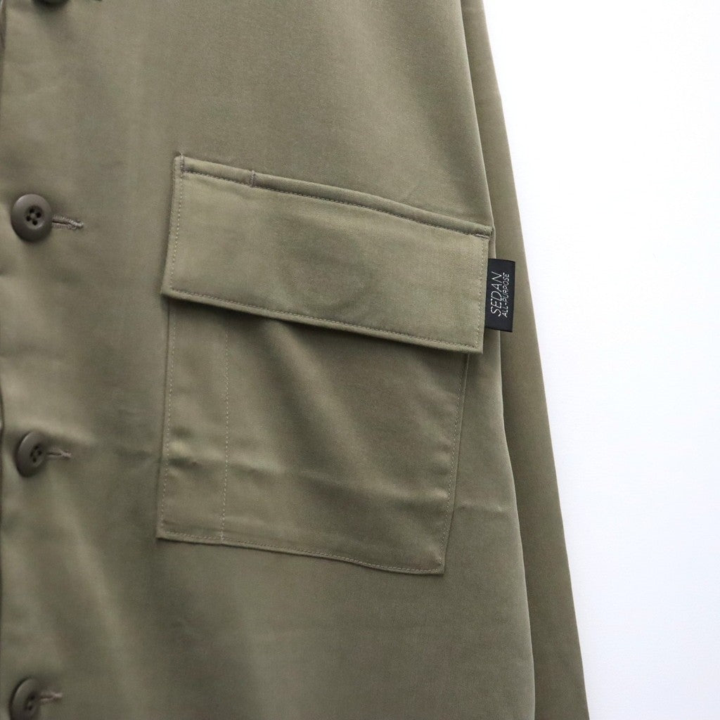 Military Over Shirts #Olive [SD26F-SH03]
