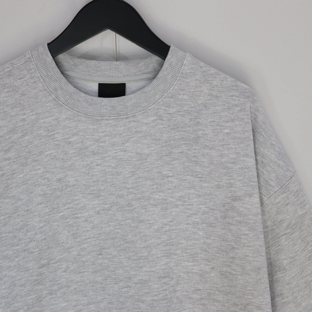 TECH SWEAT CREW S/S #TOP GRAY [BE-51025]