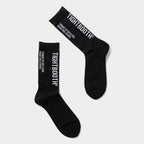 LABEL LOGO SOCKS #Black [SS25-A10]