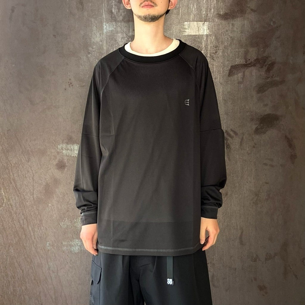 MESH L/S TEE #Black [26SU_T12]