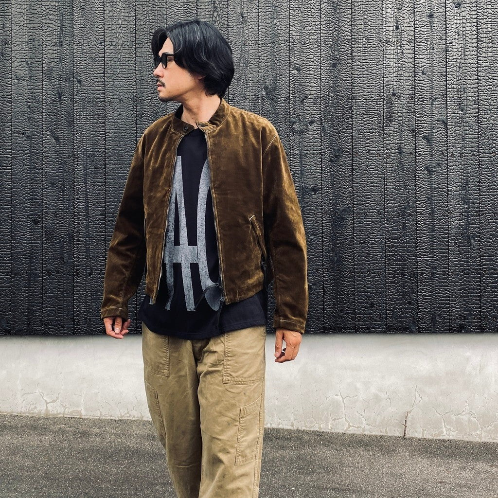 Racing Jacket (VELVET DENIM) #MOSS [M-P4-LO2]