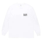WASHED HEAVY WEIGHT CREW NECK LONG SLEEVE T-SHIRT ( TYPE-2 ) #WHITE [26FW-WMT-LT02]