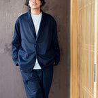 TECH LOOSE 2B JACKET FLANNEL #D.NAVY [BJ-32026W]