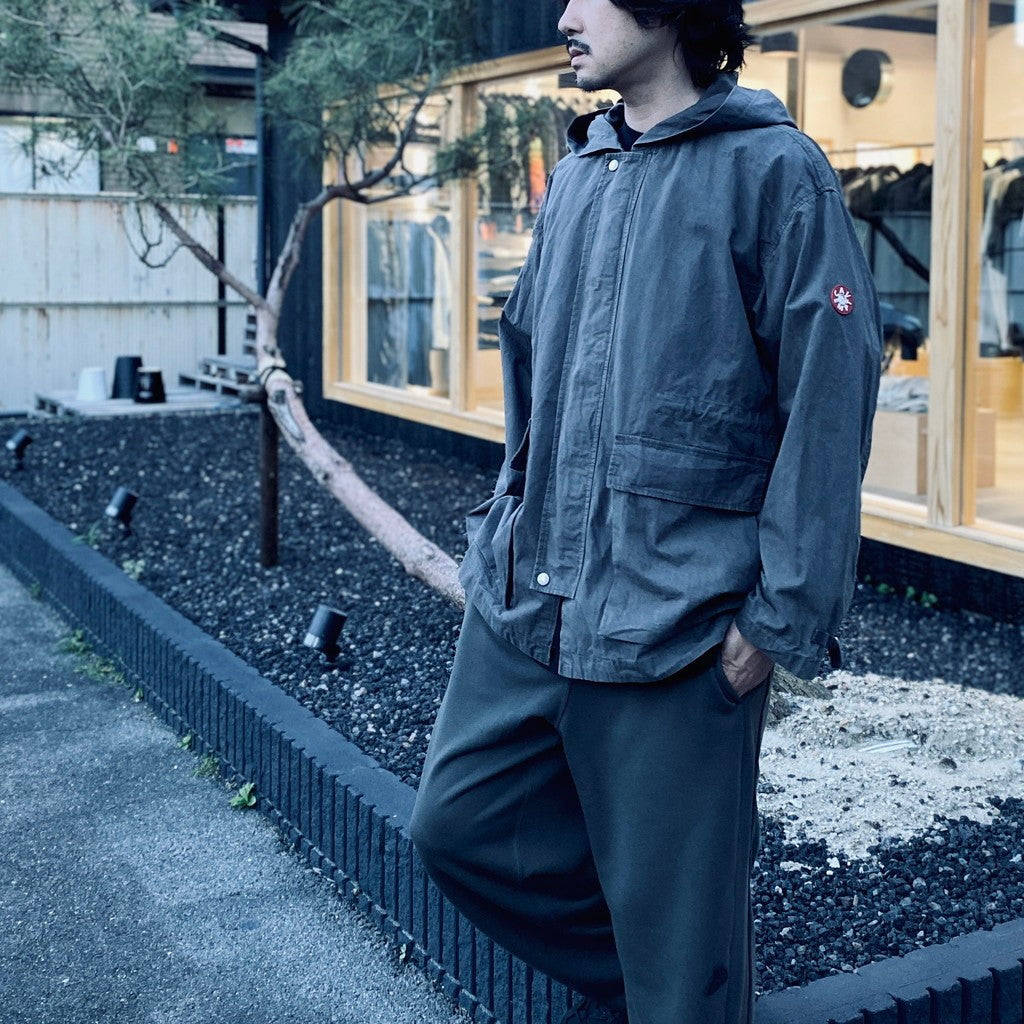 COTTON HOOD JACKET #CHARCOAL [CES29JK08]