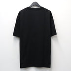 WASHED HEAVY WEIGHT CREW NECK T-SHIRT ( TYPE-15 ) #BLACK / PURPLE [26FW-WMT-WT18]