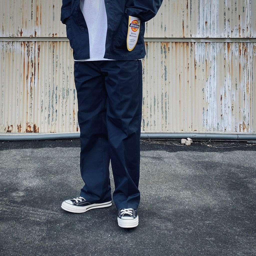 DICKIES | PLEATED TROUSERS #NAVY [26SS-WMP-DC01] - cocorozashi