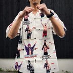 UFC | S/S HAWAIIAN SHIRT ( TYPE-1 ) #WHITE [UFC-WM-HI01]