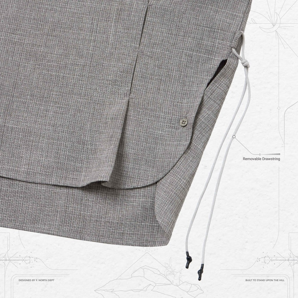 「GNV-S1」 SOFTBOX Oversized Strap Shirt #PADDY [GOOPI-24SS-APR-03]