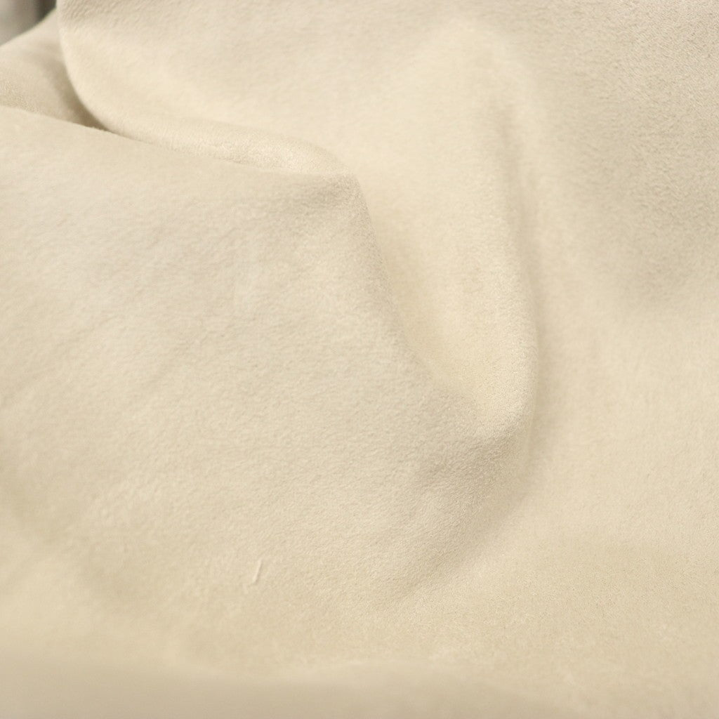 麂皮寬鬆褲 #象牙色 [FW25-B12]