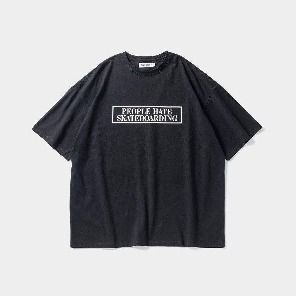 PEOPLE HATE SKATE T-SHIRT #BLACK [SS24-T12]