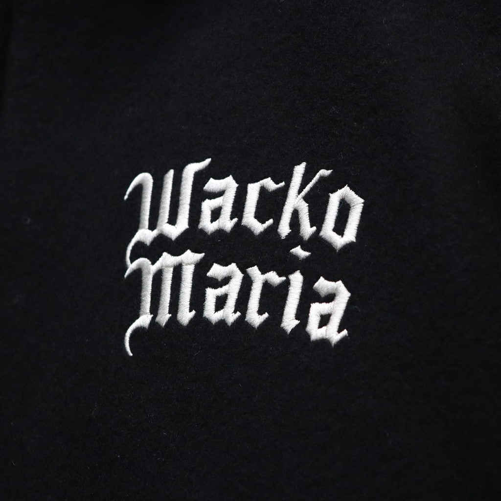 LEATHER VARSITY JACKET ( TYPE-1 ) #BLACK [26SS-WMO-BL05]