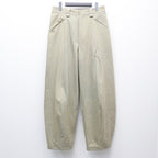OVERDYE CURVE PANTS #L-INDIGO [AY-1019]