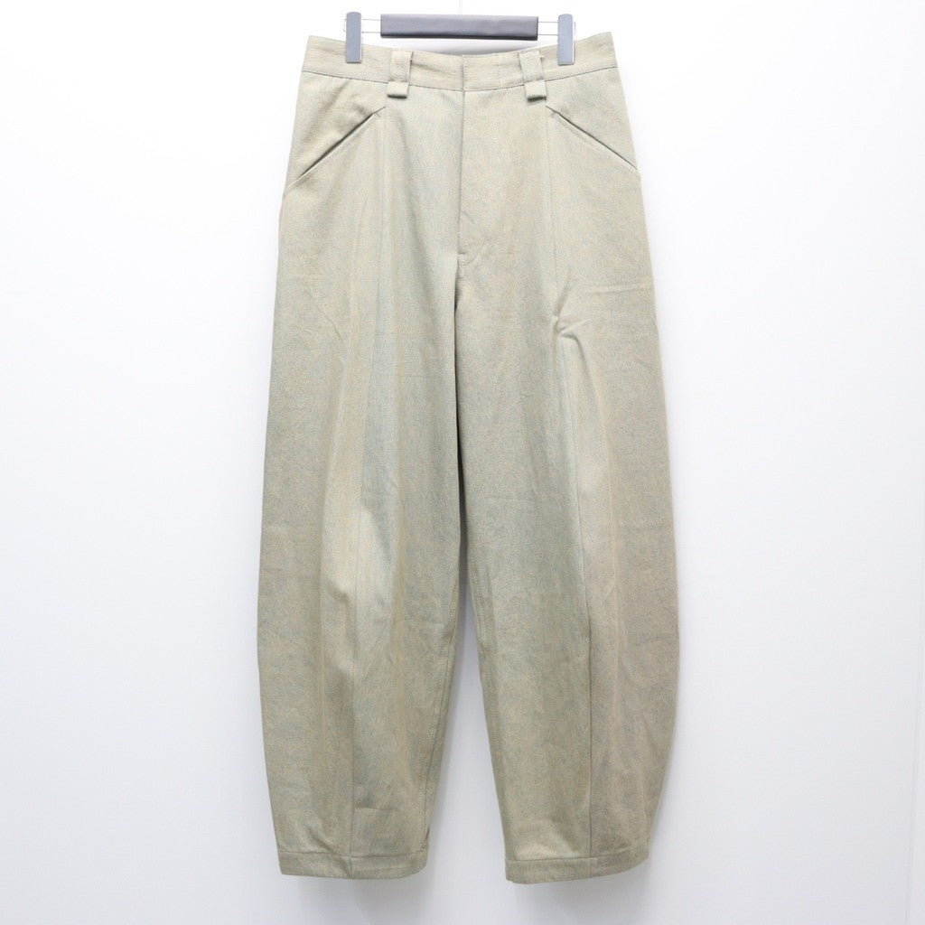OVERDYE CURVE PANTS #L-INDIGO [AY-1019]