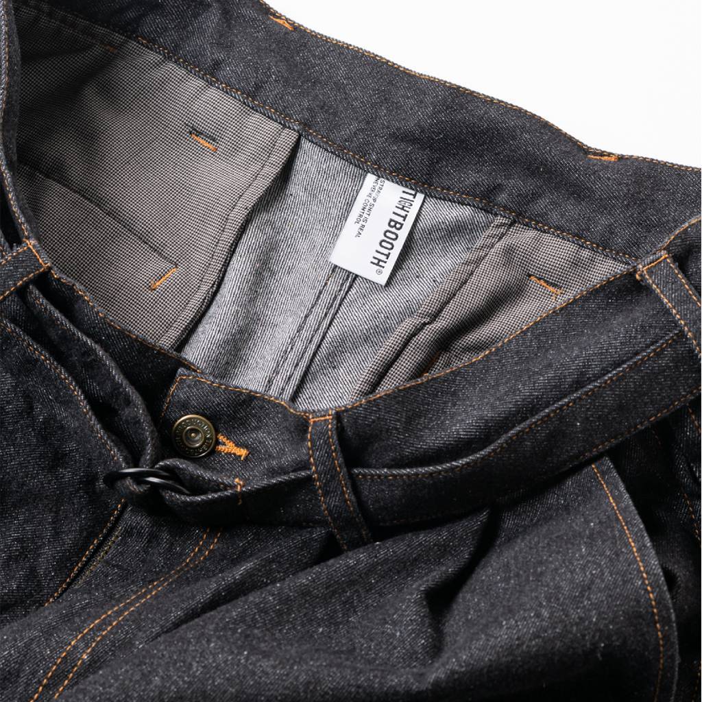 DENIM BALLOON PANTS #Black [SS26-B05]