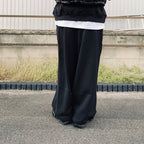 1/2 COTTON PANTS type 2 #Carbon [25f_NEX24-P04]