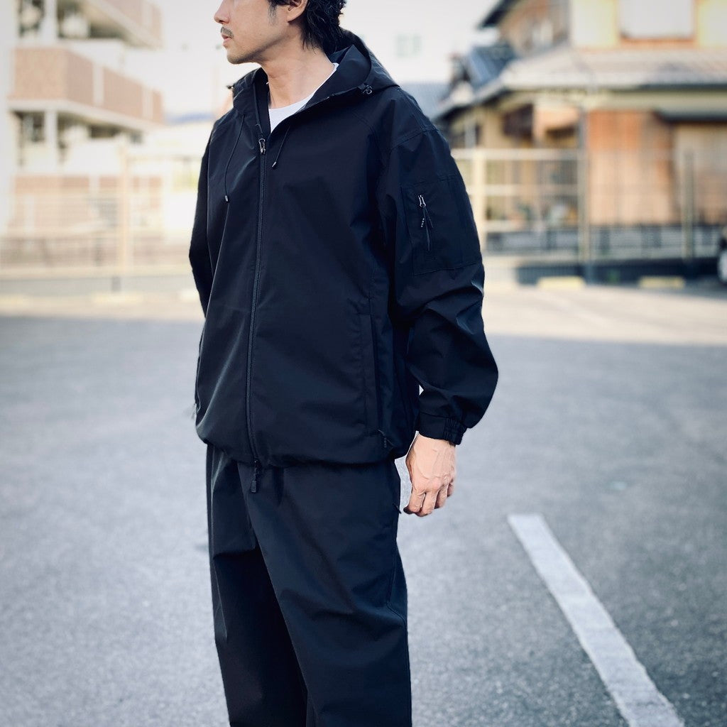 3LAYER WIND BREAKER JACKET #BLACK [HOD25AW3LWB]