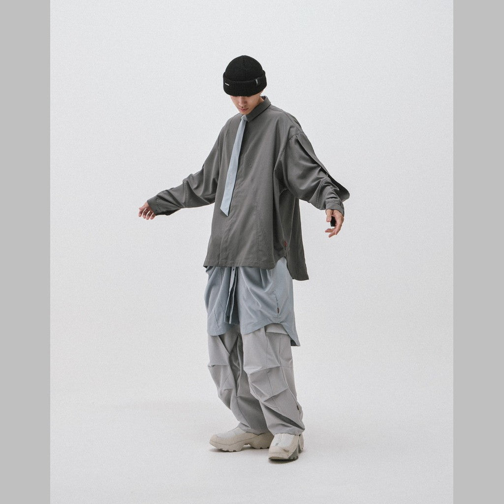 “MA-Z3” Mode Architekt 刺繡襯衫 #IRON [GOOPI-24AW-OCT-01]