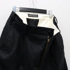DOUBLE PLEATED WOOL TROUSERS ( TYPE-1 ) #CHARCOAL [26FW-WMP-PT03]