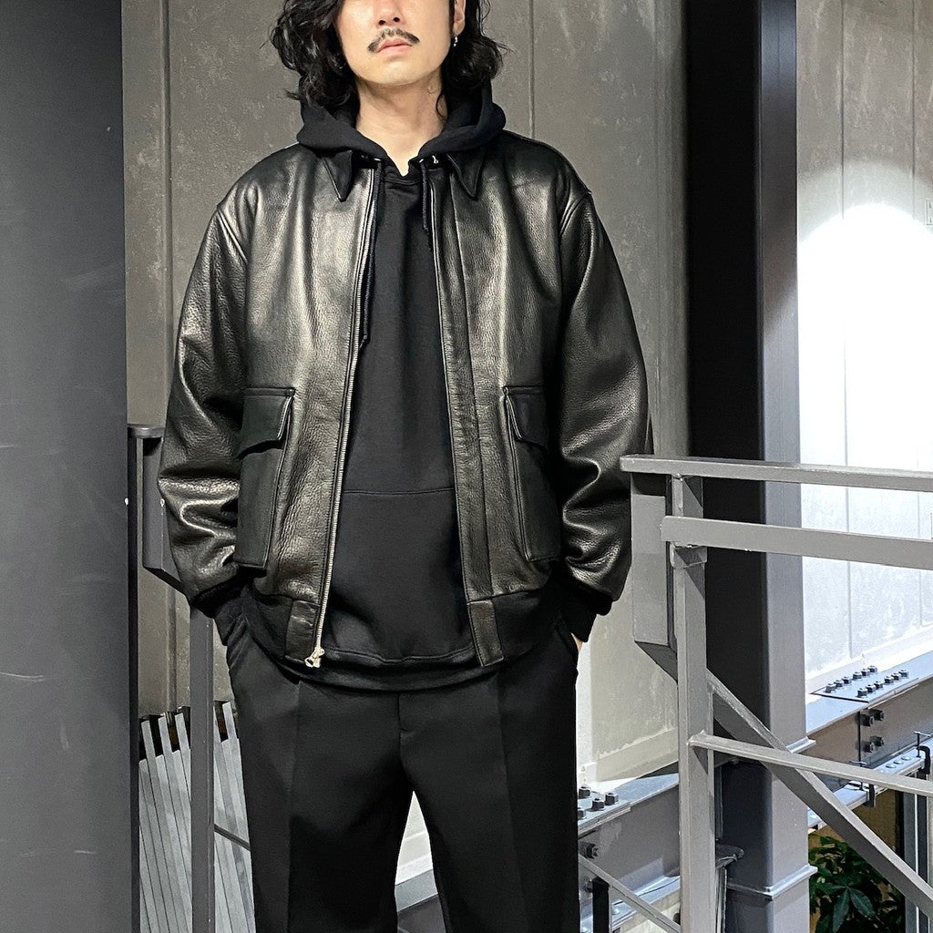 A-2 FLIGHT JACKET #BLACK [24FW-WMO-BL07] - cocorozashi 三重県