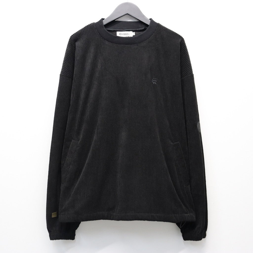 EQUALIZER CORD CREW SWEAT #Black [25FW_SW01]