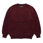 MOHAIR CARDIGAN #BURGUNDY [26FW-WMK-KN09]