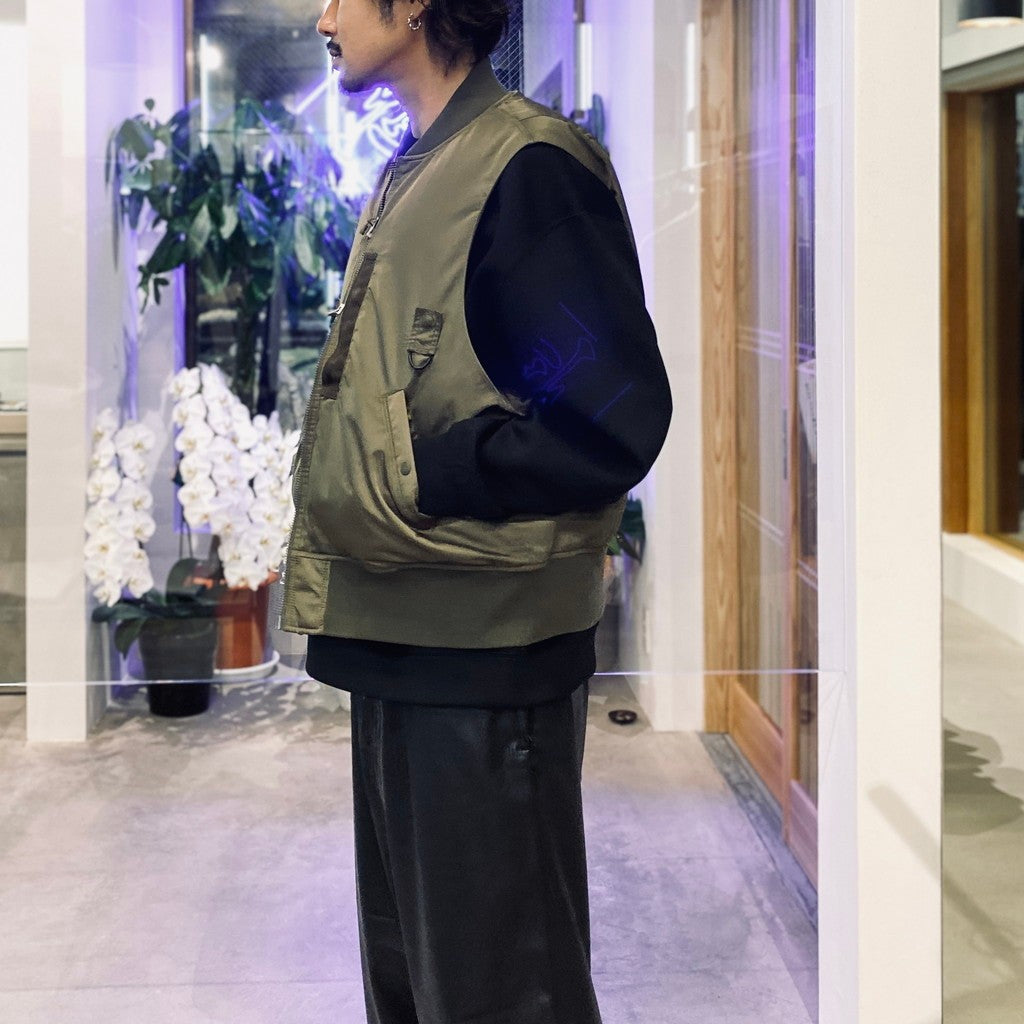 TECH 2WAY MA-1 DOWN JACKET #BROWNKAHKI [BW-40025W]