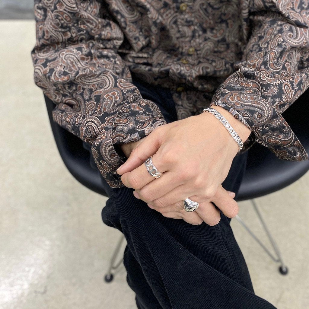 Anchor Ring Large #SILVER [XOR014]