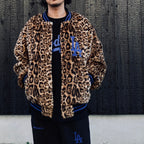 MLB | LA | REVERSIBLE VARSITY JACKET ( TYPE-2 ) #BLACK-BEIGE [MLB-WM-BL02]