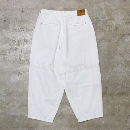 DENIM BALLOON PANTS #WHITE [FW24-B03]