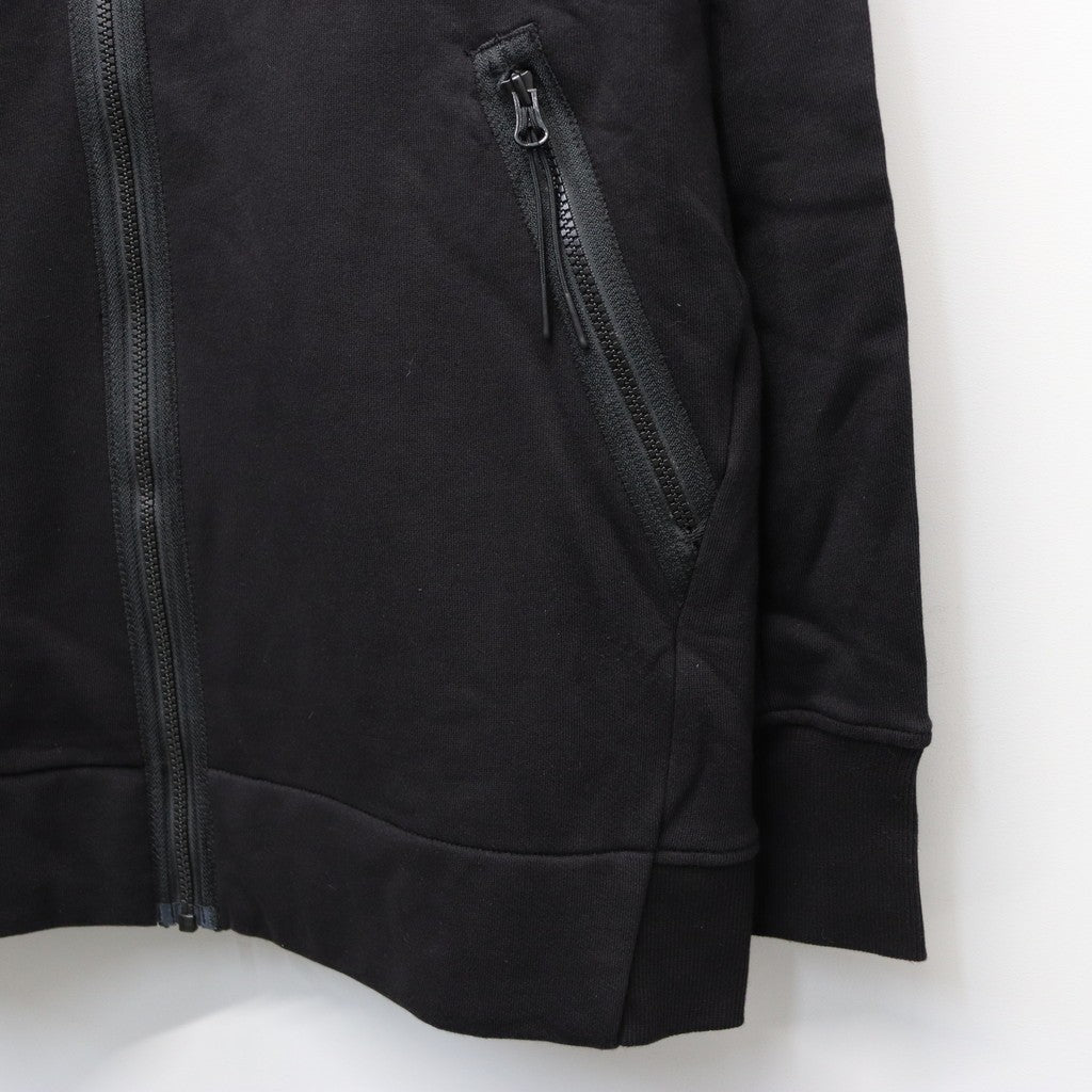 DIAGONAL RAISED FLEECE GOGGLE SWEATSHIRT #BLACK 999 [RCCMSS715A-005086W]