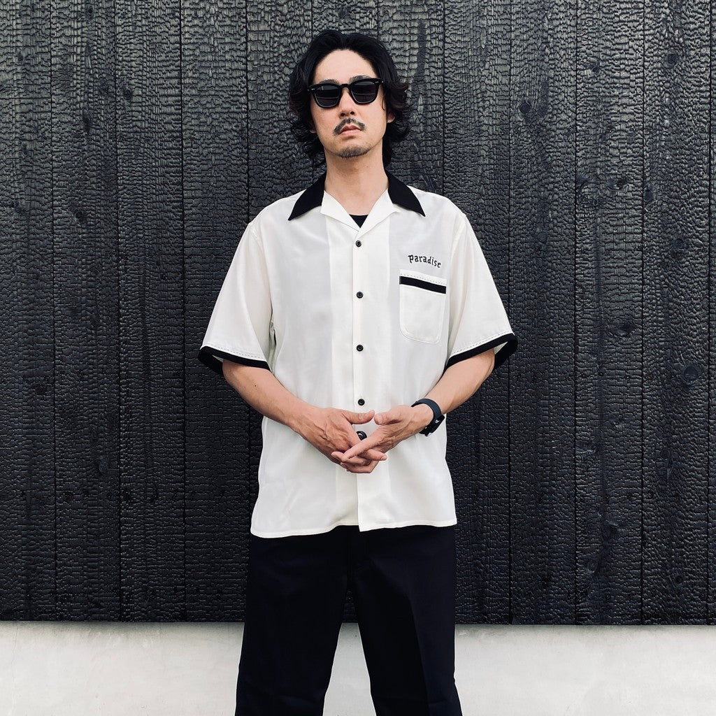SWITCHING SHIRT S/S ( TYPE-2 ) #WHITE [26SS-WMS-OC08]