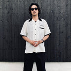 SWITCHING SHIRT S/S ( TYPE-2 ) #WHITE [26SS-WMS-OC08]