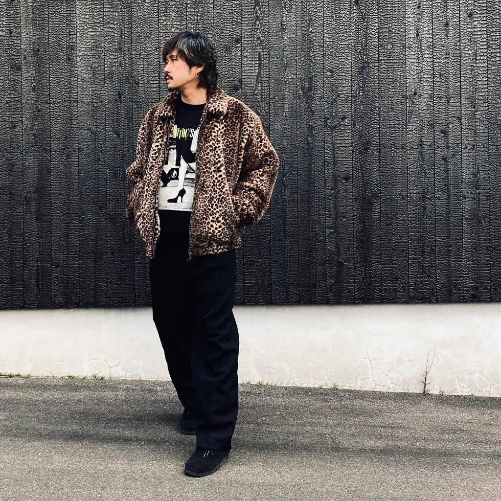 WILD THINGS | LEOPARD HAPPY JACKET #BEIGE [25FW-WMO-WT02]_WACKO