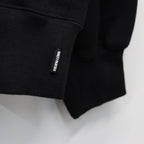 中等厚度圓領衛衣（1 型）#黑色 [25FW-WMC-SS08]