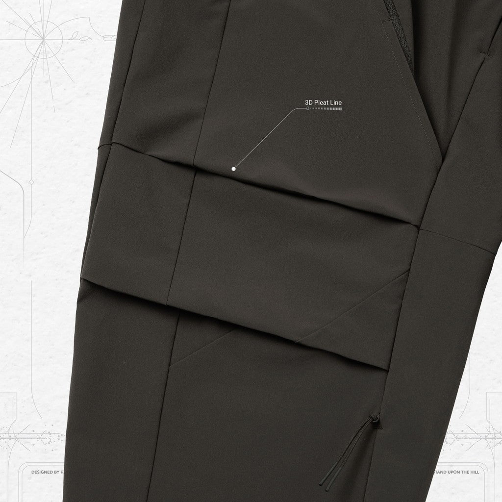 P-7S 「防風剪」實用錐形褲 #D-GRAY [GOOPI-24SS-JUN-01]