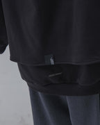 G7-H3 "Mantle" Double-Layer Hoodie #BLACK [GOOPI-23AW-JAN-03]