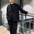 TECH LOOSE 2B JACKET TWILL #BLACK [BJ-56025]