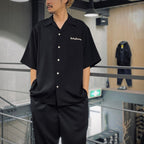 50年代短袖襯衫（TYPE-2）#黑色 [25SS-WMS-OC06]