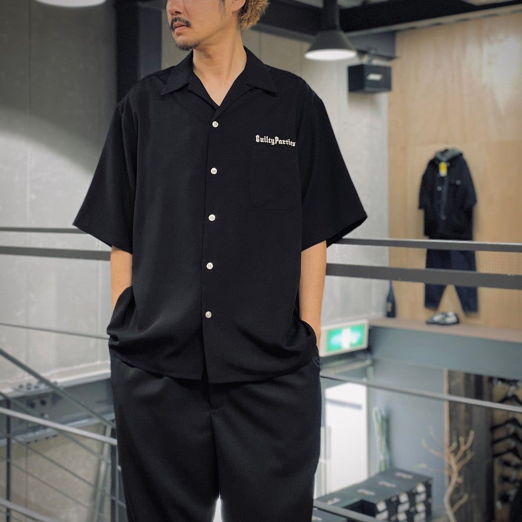 50年代短袖襯衫（TYPE-2）#黑色 [25SS-WMS-OC06]
