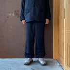 TECH LOOSE 2B JACKET FLANNEL & TECH EASY TROUSERS FLANNEL #D.NAVY [BJ-32026W / BP-39026W]