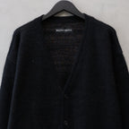 GLITTER MOHAIR CARDIGAN ( TYPE-1 ) #BLACK-RAINBOW [24FW-WMK-KN16]