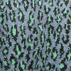 LEOPARD MOHAIR JACQUARD CARDIGAN #BLUE [26FW-WMK-KN17]
