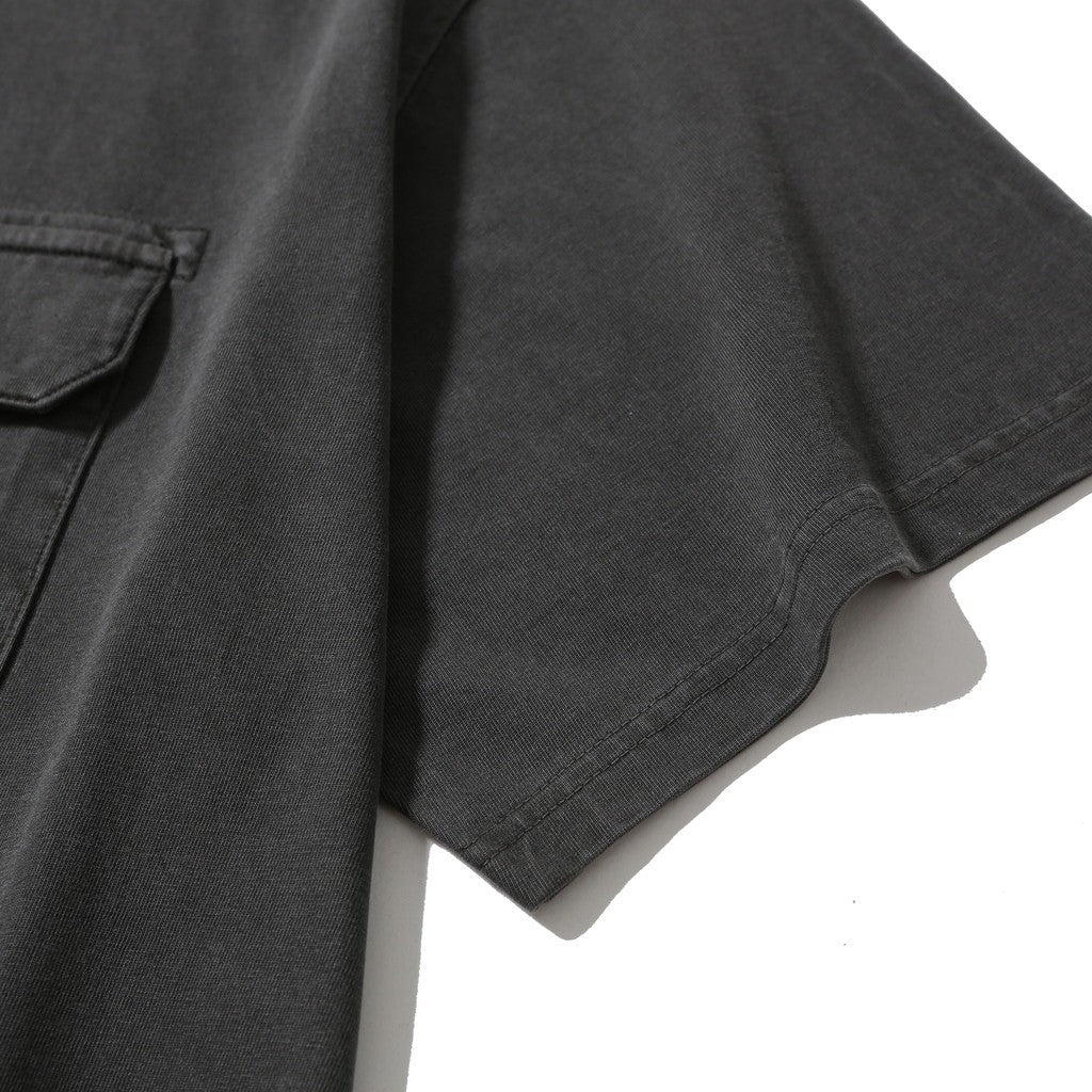 DYED POCKET HALF SLEEVE TEE #DARK GREY [HOD26-01-TS002]