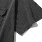 DYED POCKET HALF SLEEVE TEE #DARK GREY [HOD26-01-TS002]