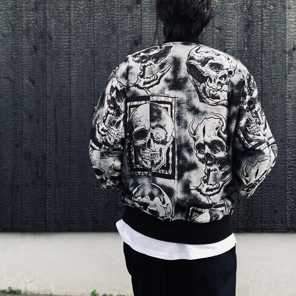 56 TATTOO STUDIO | 提花 SKA 外套#銀色 [56TS-WM-BL02]