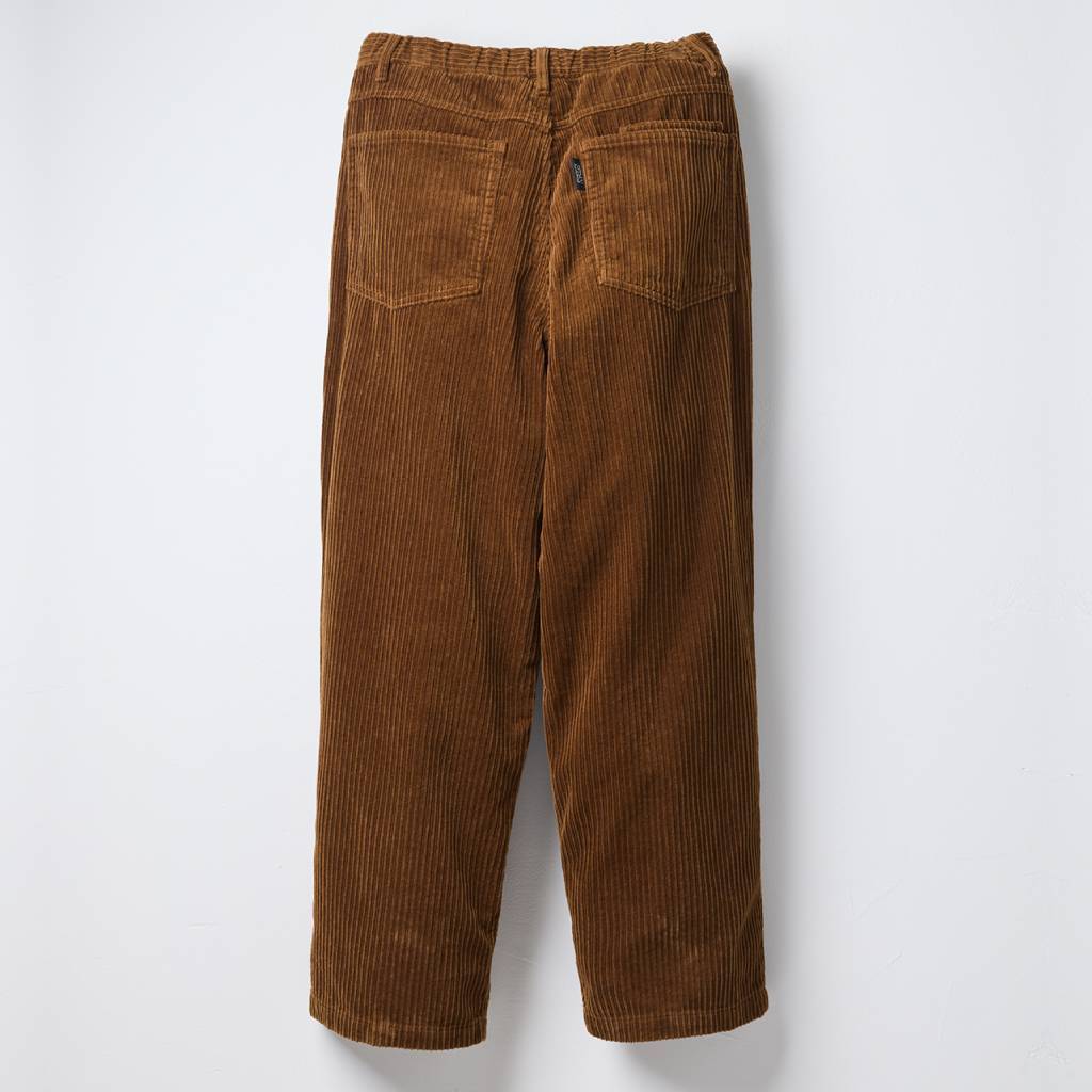 Corduroy Baggy Jeans #Brown [SD26F-PT06]